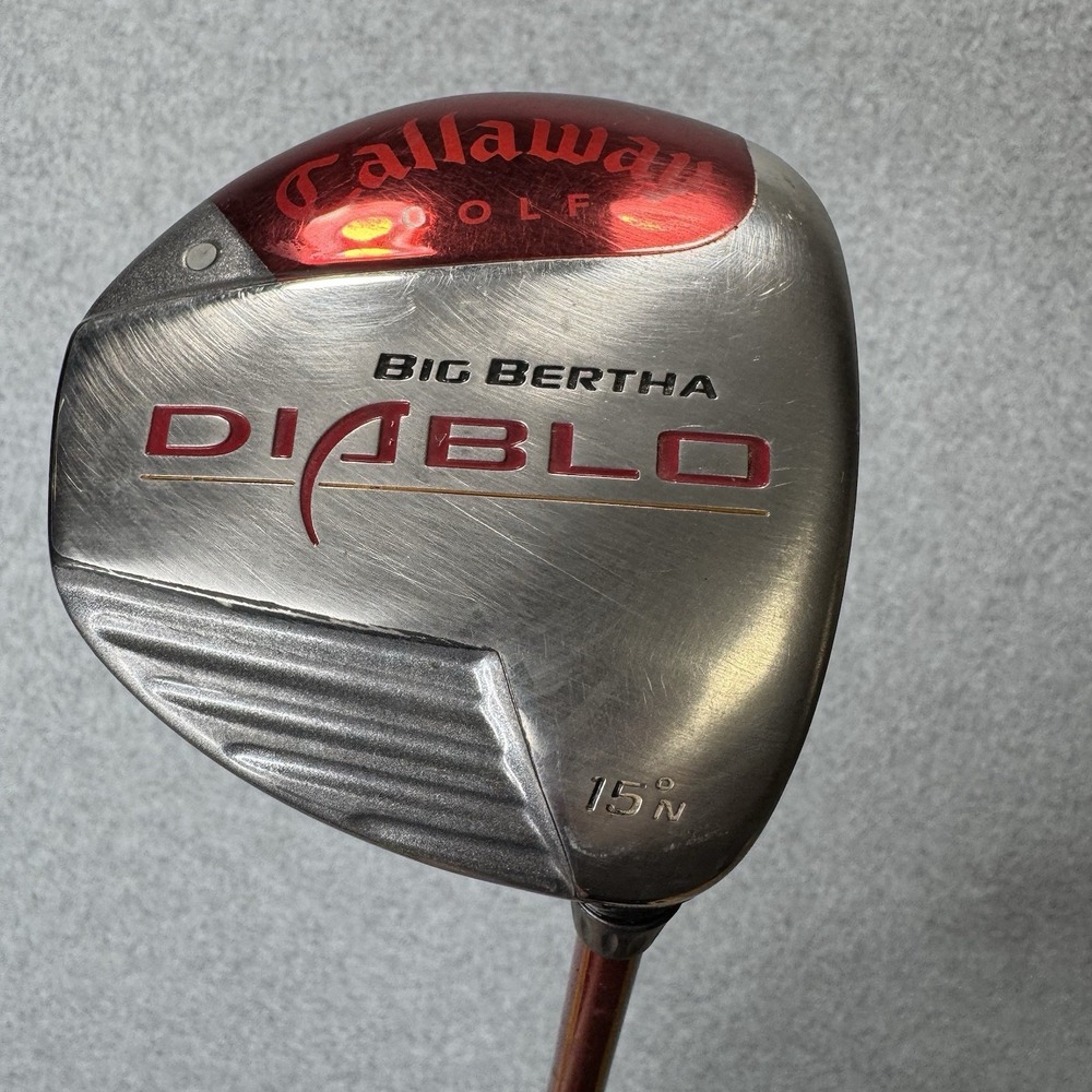 Callaway Big Bertha Diablo 3 Wood 15N Stiff Flex Graphite Shaft Right Hand RH